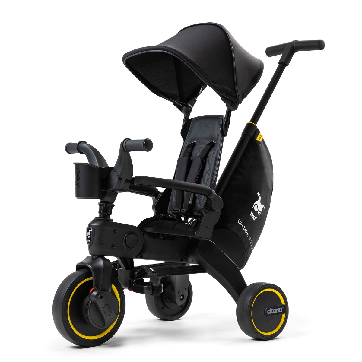 Детский складной трехколесный велосипед Doona Liki Trike Limited Edition Midnight
