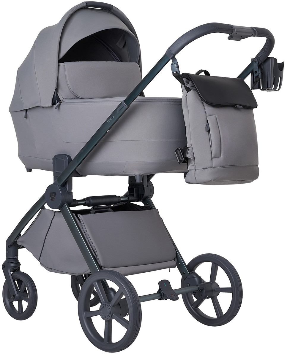 Детская коляска Pituso Teffy New 2 в 1 2727 Steel Grey/Graphite