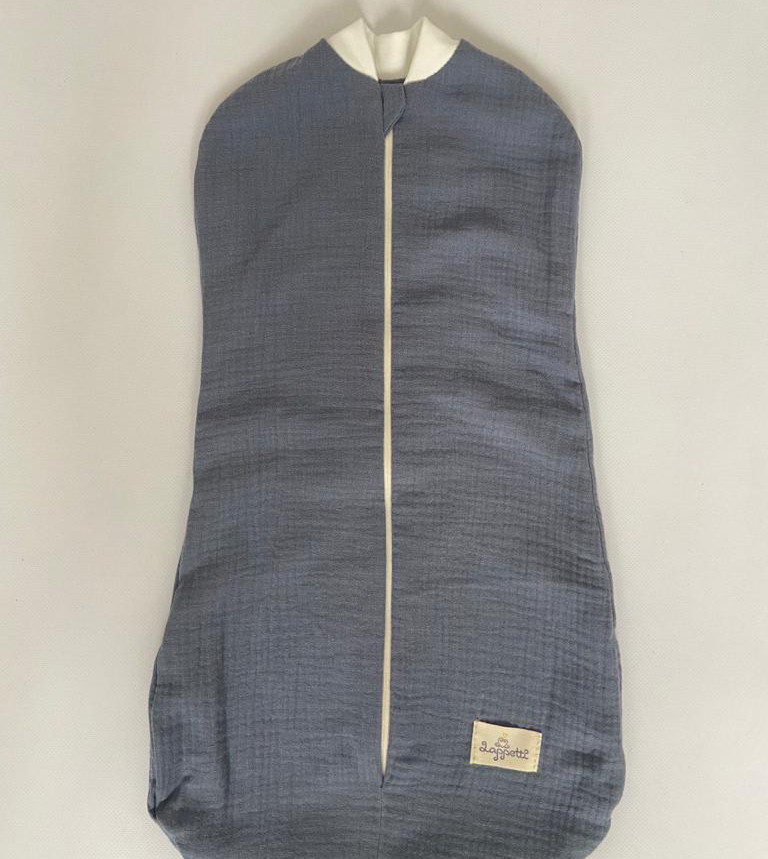 Кокон нательный Lappetti из муслина МК01 ЧЗ МК01/1 Джинсовый