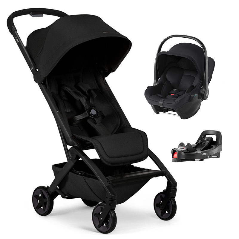 Прогулочная коляска Joolz Aer 2 и автокресло Baby-Safe Core Space Black и база Vario Base 5Z Space black