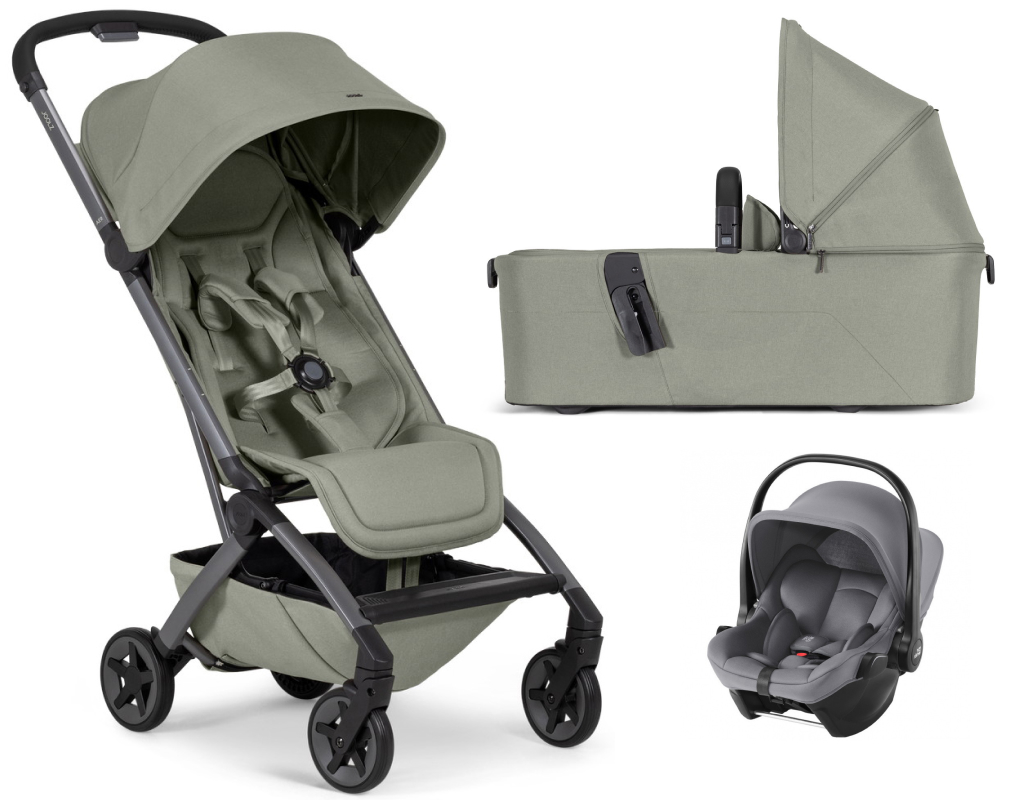 Коляска 2 в 1 Joolz Aer 2 и автокресло Baby-Safe Core Frost Grey Sage green