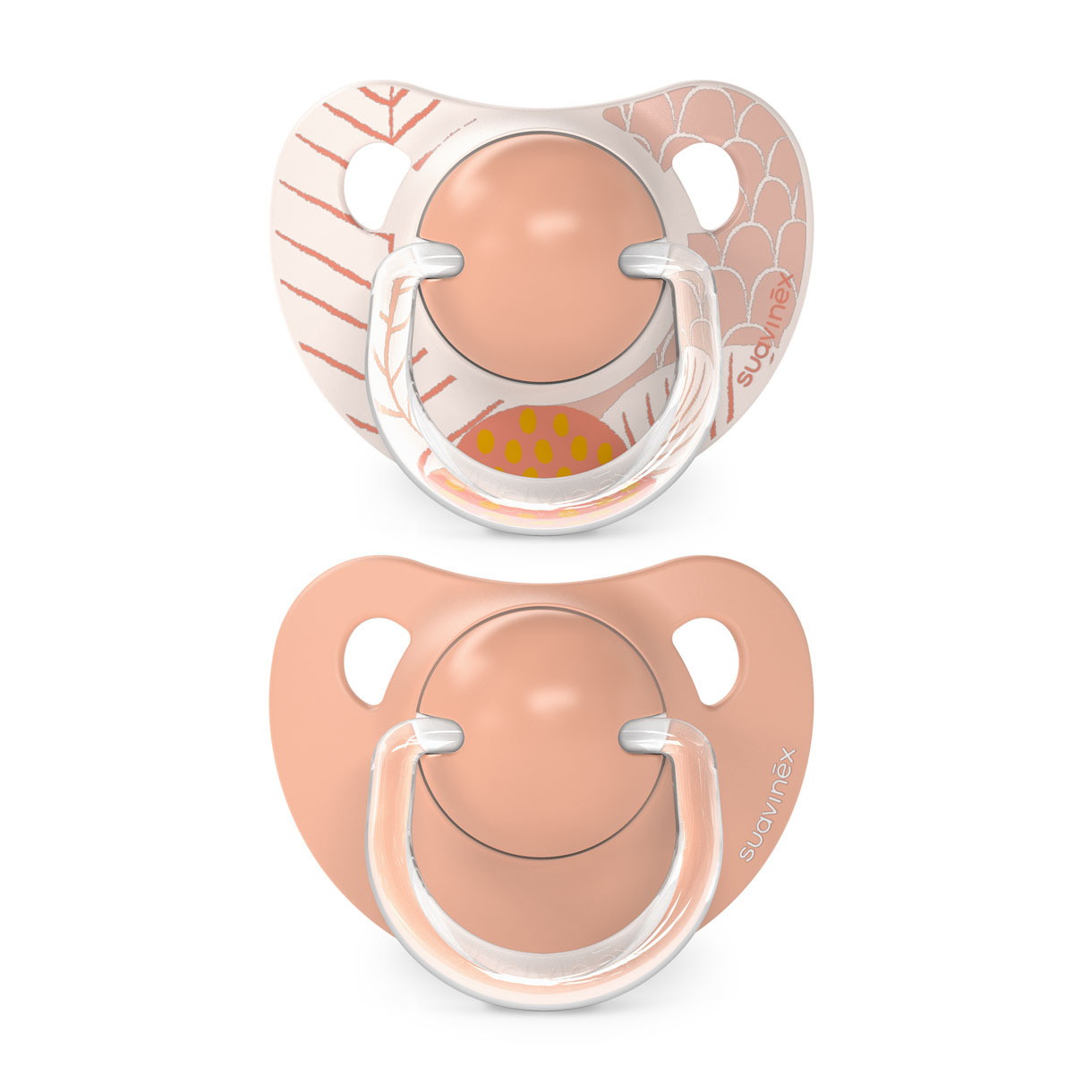 Соска-Пустышка Suavinex Pro 18+ мес. Anatomical, 2 шт. 308260 DREAMS PINK L3