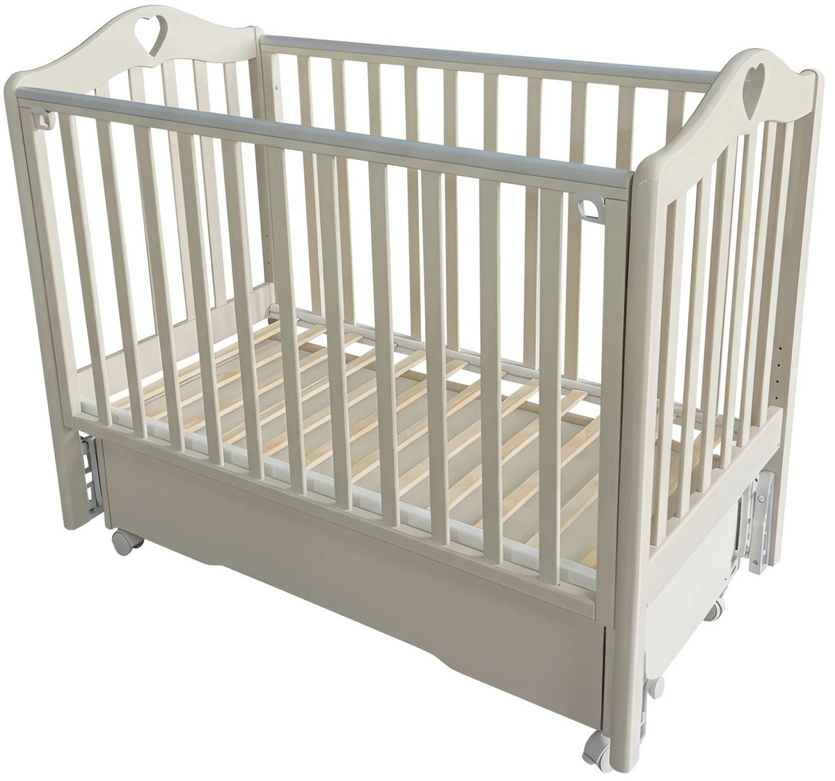 Детская кроватка Антел Karolina 2 маятник универсальный,колесо кашемир