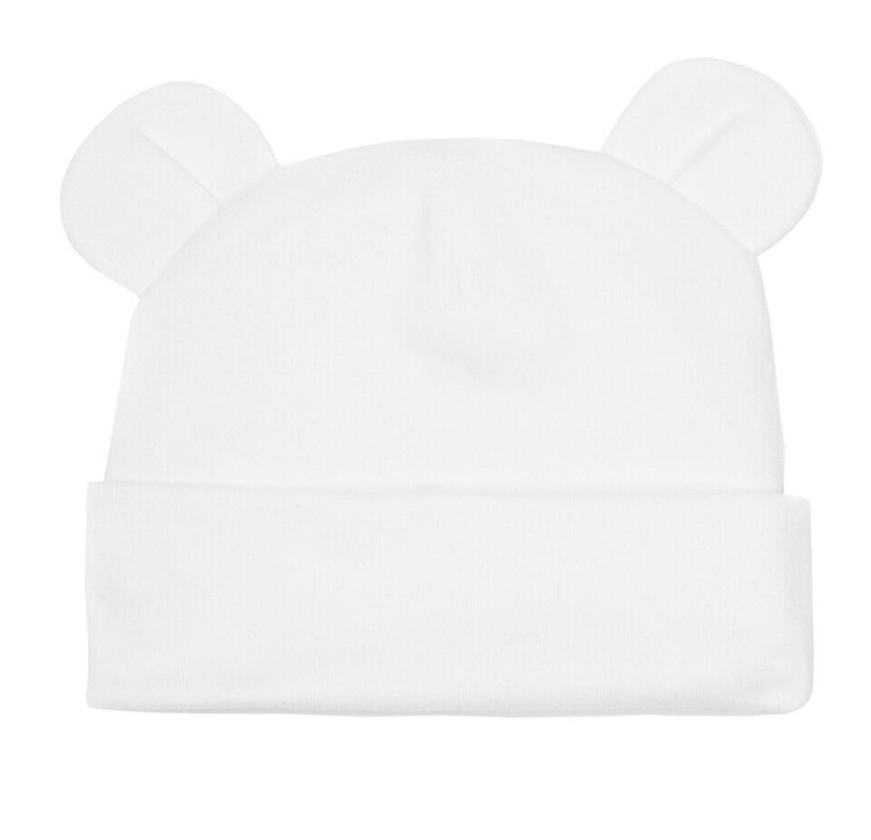 Чепчик (шапочка) AmaroBaby Nature essence bear New молочный 44