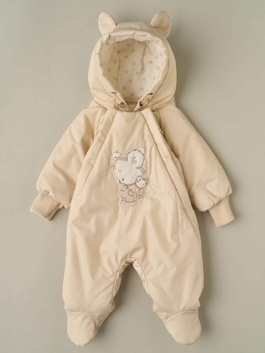 Комбинезон весенний Little Star Мишка Малыш 35336 (ЧЗ-мз) латте 62