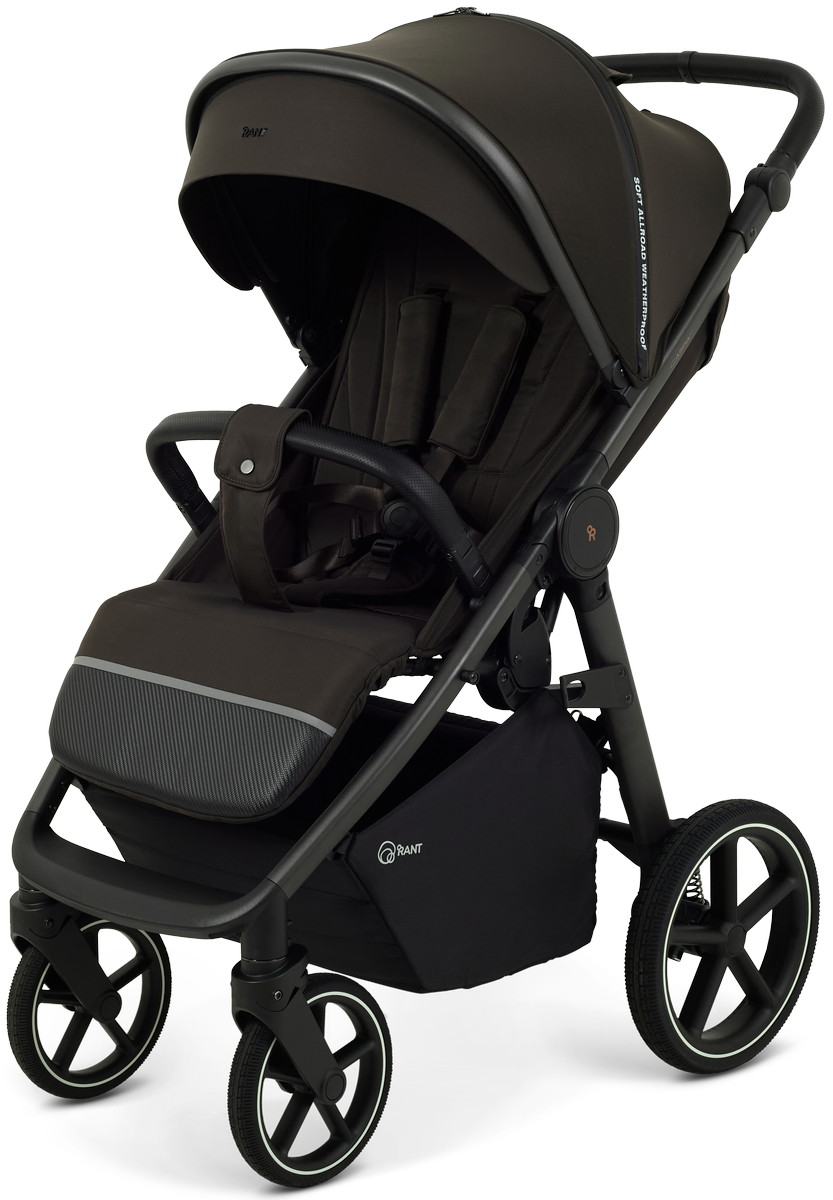 Детская прогулочная коляска Rant Caspia Soft 2026 Shine Brown