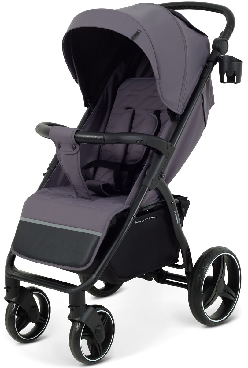 Детская прогулочная коляска Rant Basic Alpine 2026 Dark grey