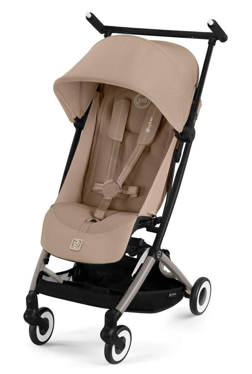 Прогулочная коляска Cybex Libelle TPE New Almond Beige с дождевиком и бампером