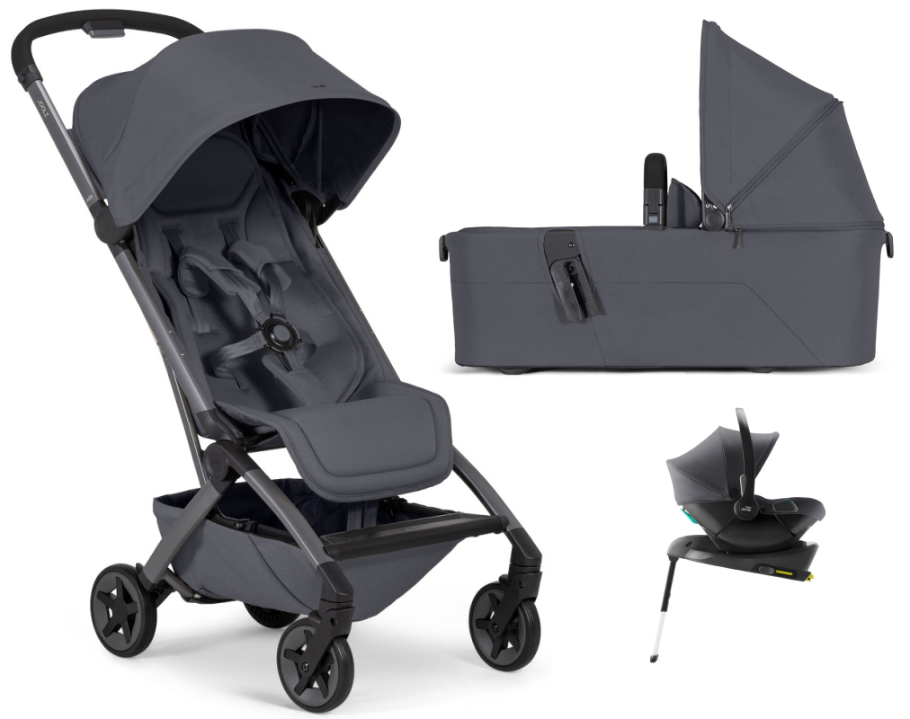 Коляска 2 в 1 Joolz Aer 2 и автокресло Baby-Safe Core Midnight Grey и база Baby-Safe Core Stone grey