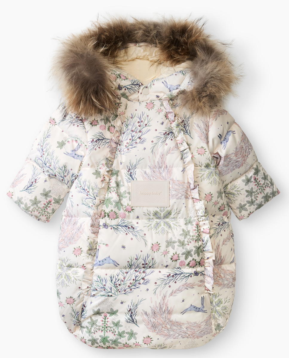 Комбинезон детский Happy baby 89143-0 ЧЗ молочный / milky