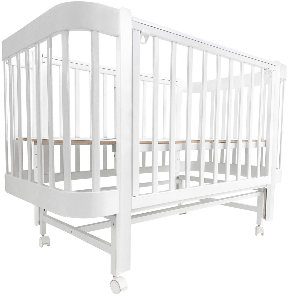 Кроватка-трансформер Indigo Italiano Baby 4 в 1 белый-белый