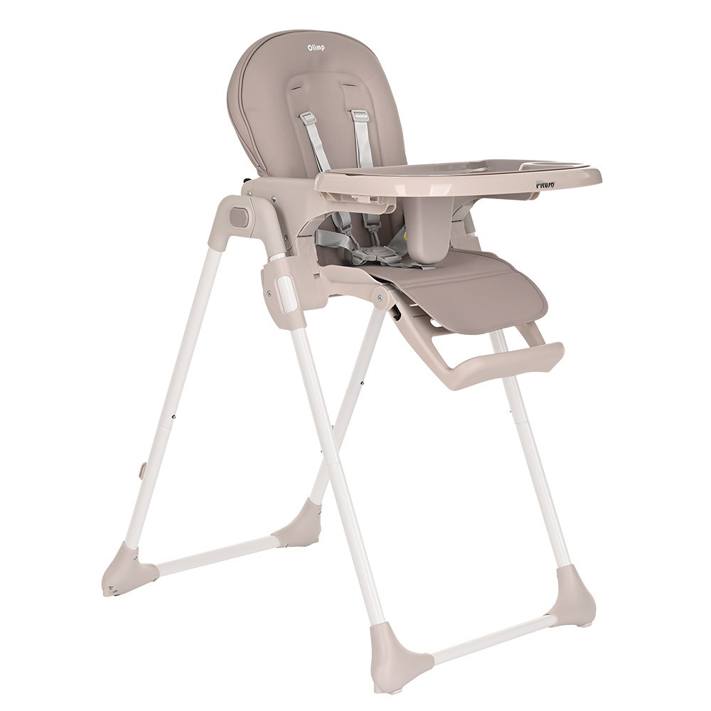 Детский стул для кормления Pituso Olimp, Eco-кожа, вкладыш Beige/Бежевый
