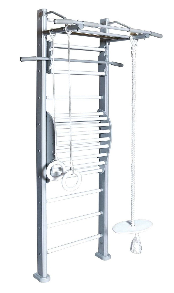 Детский спортивный комплекс Perfetto Sport Scala in legno 1 grigio
