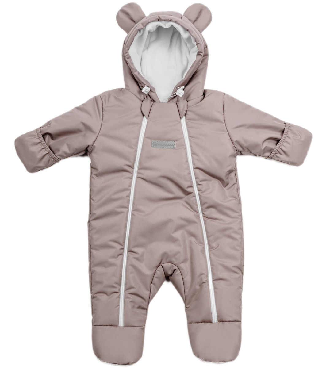 Комбинезон демисезонный AmaroBaby Spring лавандово-серый, 68 68