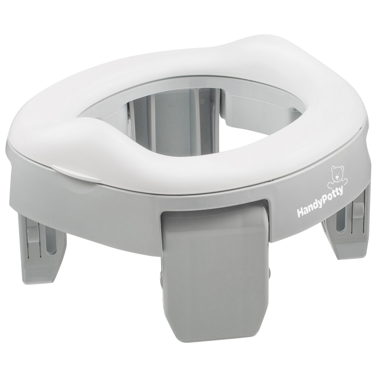 Горшок дорожный Roxy-Kids HandyPotty HP-255 HP-255GG серый/серый
