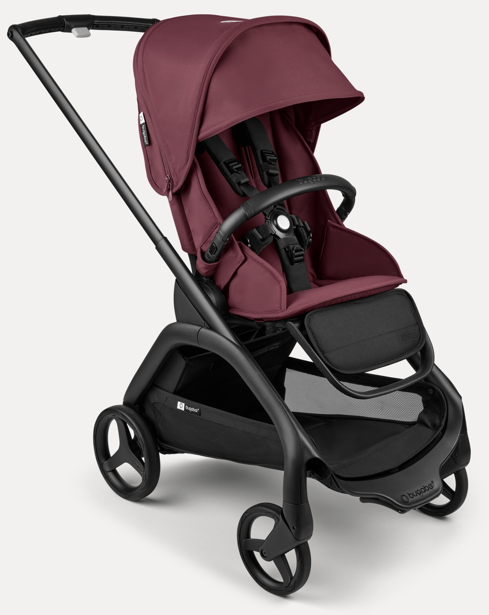 Прогулочная коляска Bugaboo Dragonfly complete Black/Dark Cherry-Dark Cherry