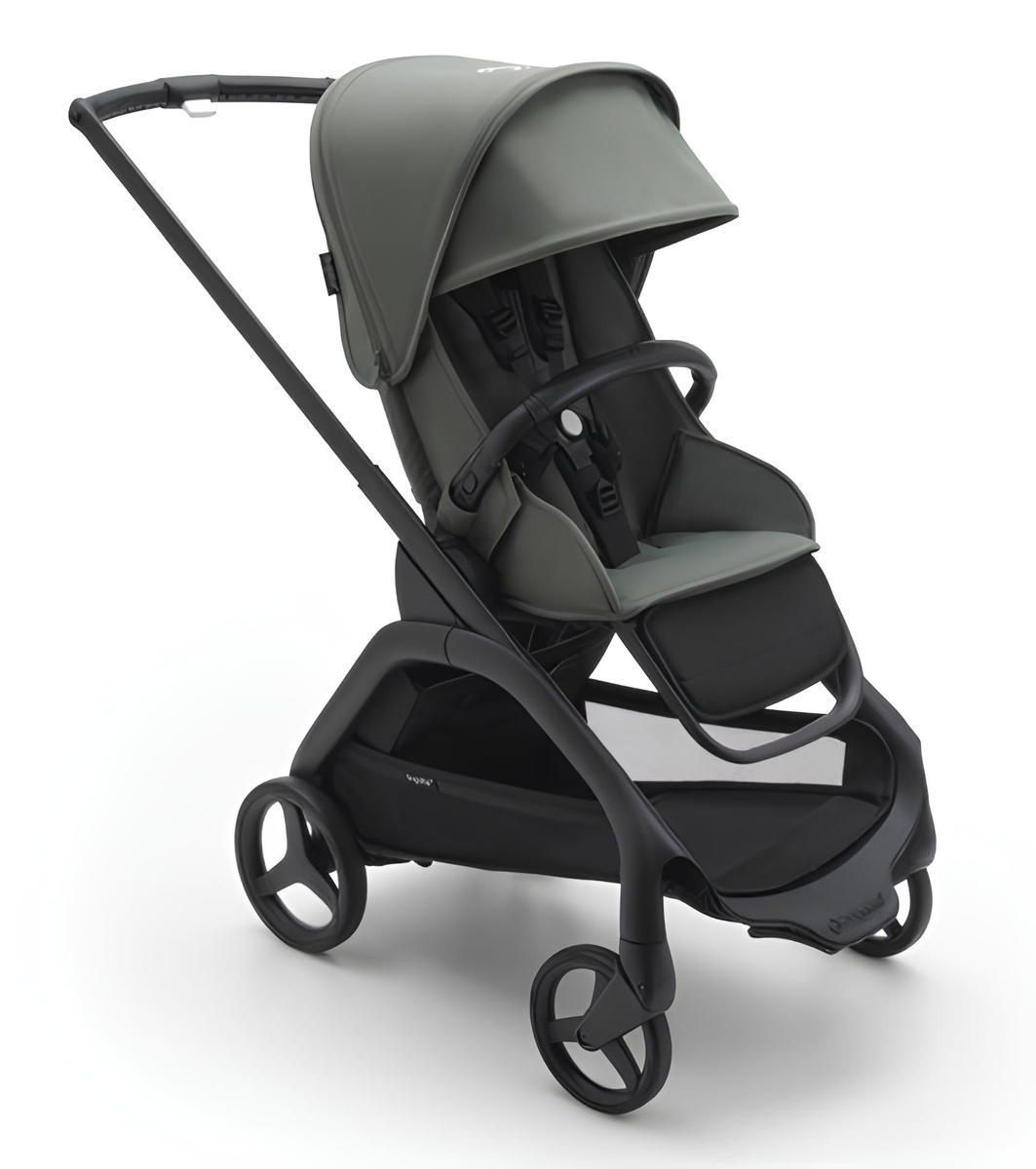 Прогулочная коляска Bugaboo Dragonfly complete Black/Forest Green-Forest Green