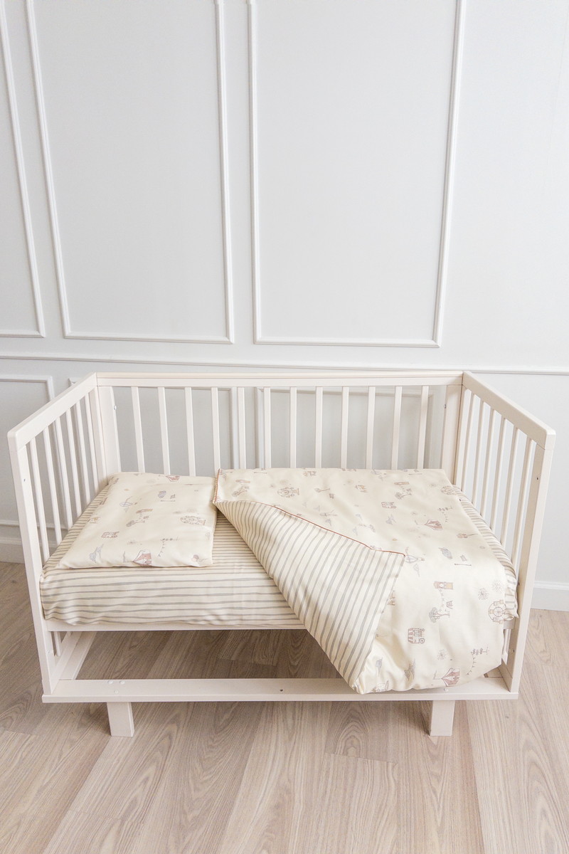 Комплект постельного белья Lappetti Лаппетти парк 3 предмета 3162 бежевый