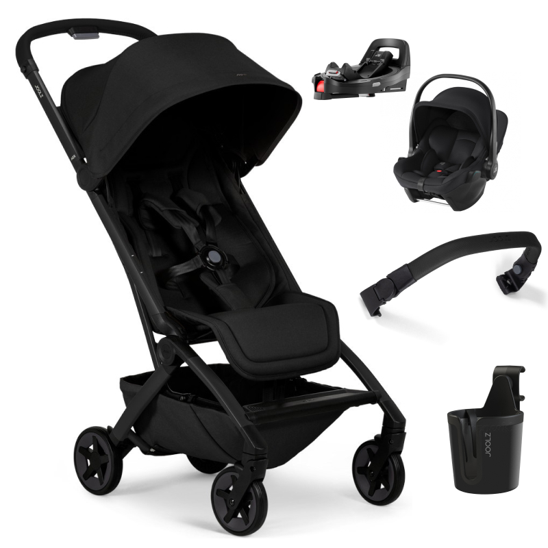 Прогулочная коляска Joolz Aer 2 SE и автокресло Baby-Safe Core Space Black и база Vario Base 5Z Space black