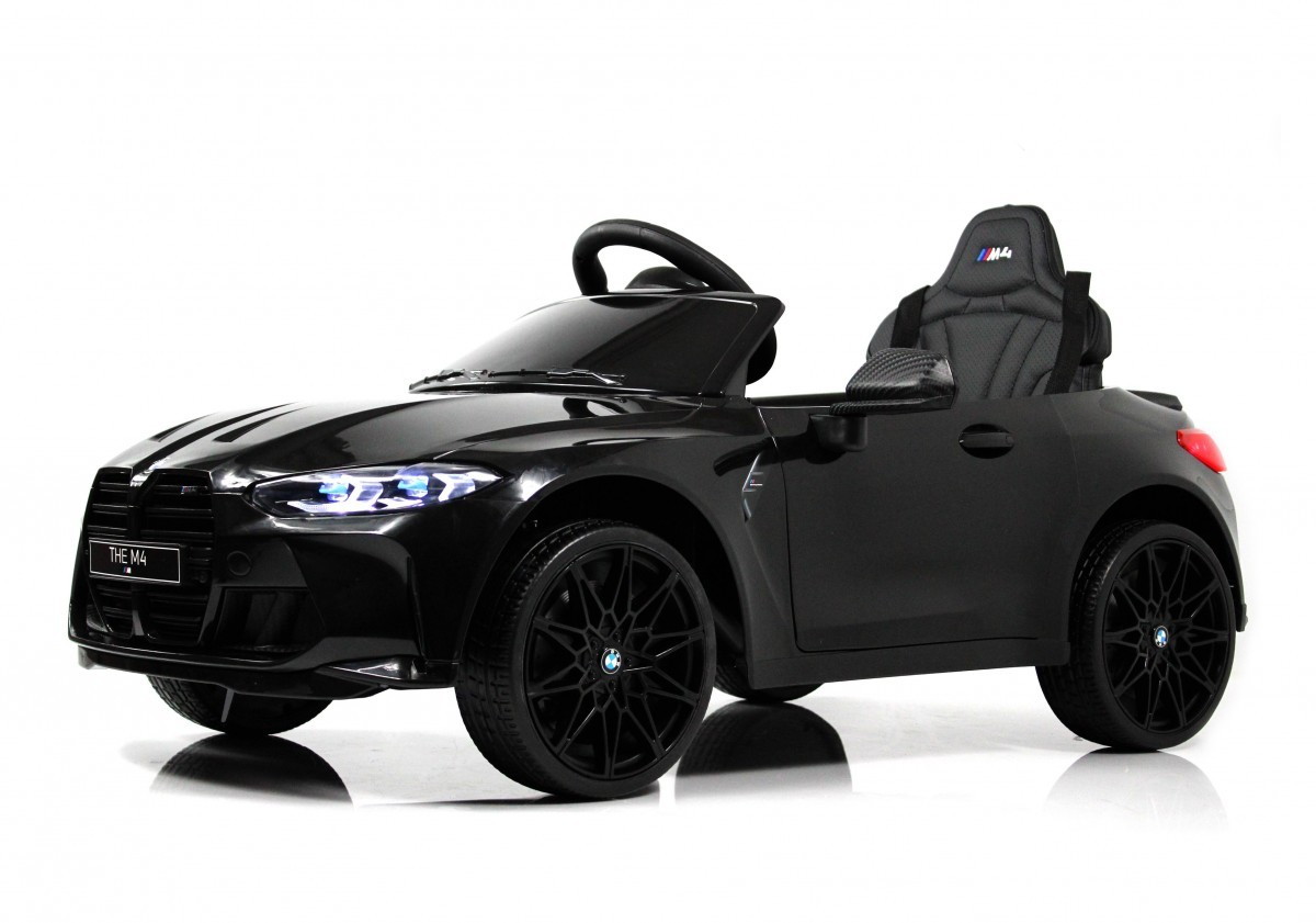 Детский электромобиль RiverToys BMW M4 A004AA A004AA-BMW-BLACK-GLANEC