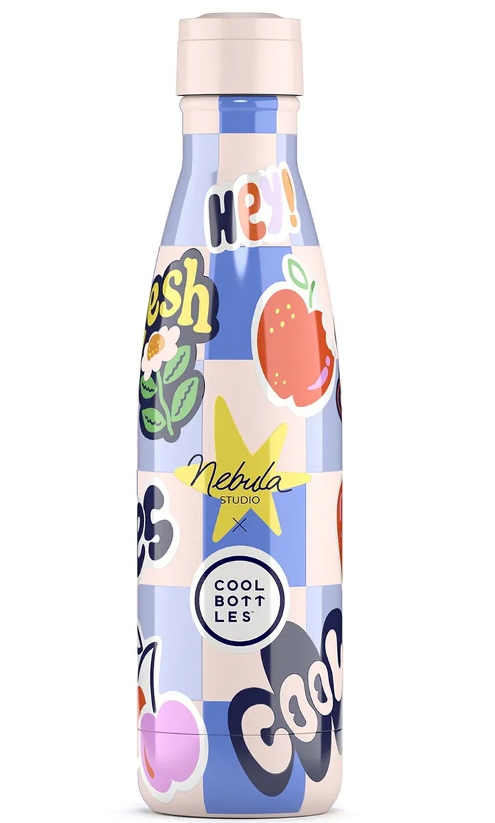 Термос-термобутылка Cool Bottles Nebula Studio Sticker Fever 500 мл