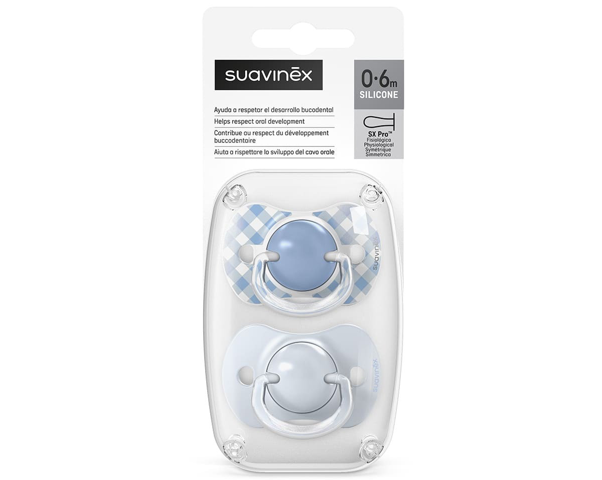 Набор физиологических пустышек Suavinex Wild, 0-6 мес, 2 шт 309059 BU