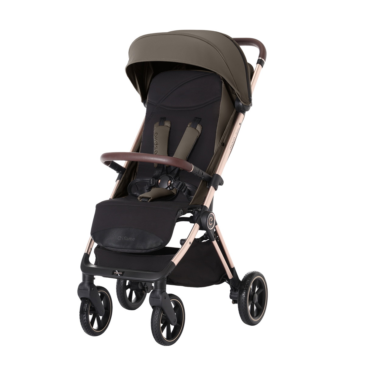 Детская прогулочная коляска Espiro Flame 2025 09 taupe splendor