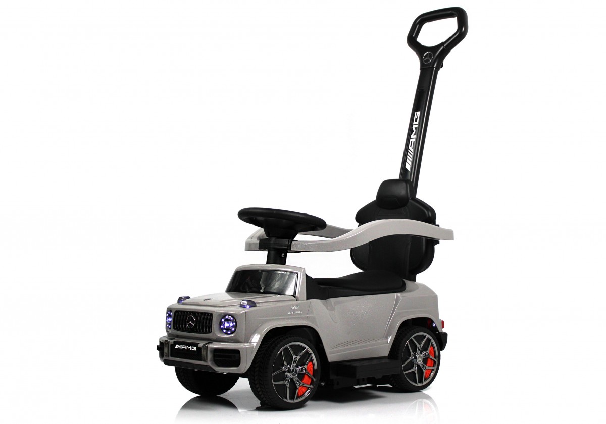 Детский толокар RiverToys Mercedes-Benz GL63 серый бриллиант