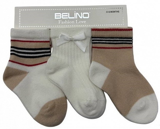 Носки Belino для девочки 3 пары 207000 J 12