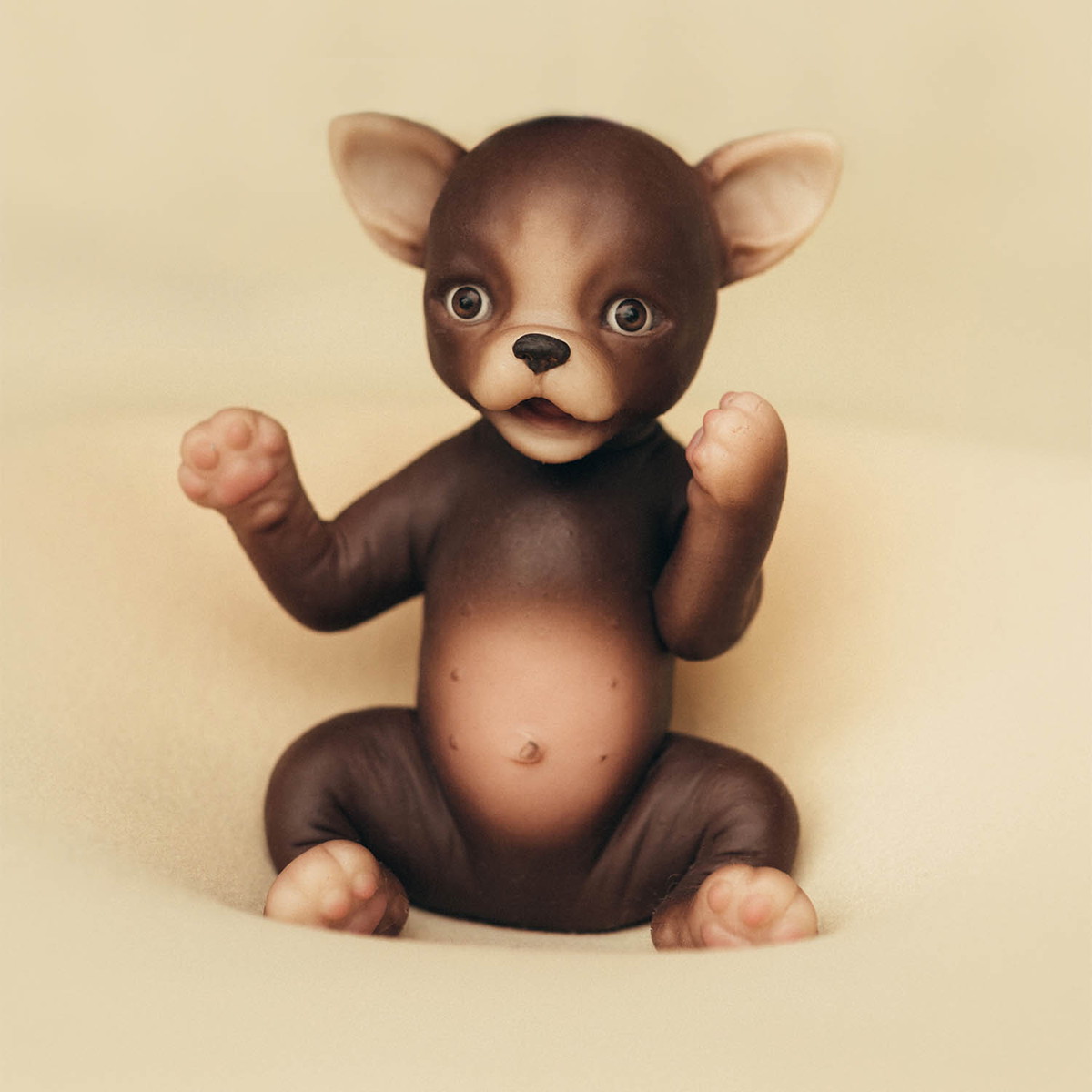 Игрушка Magic Manufactory коллекция Magic Pets Чихуахуа 15 см коричневый