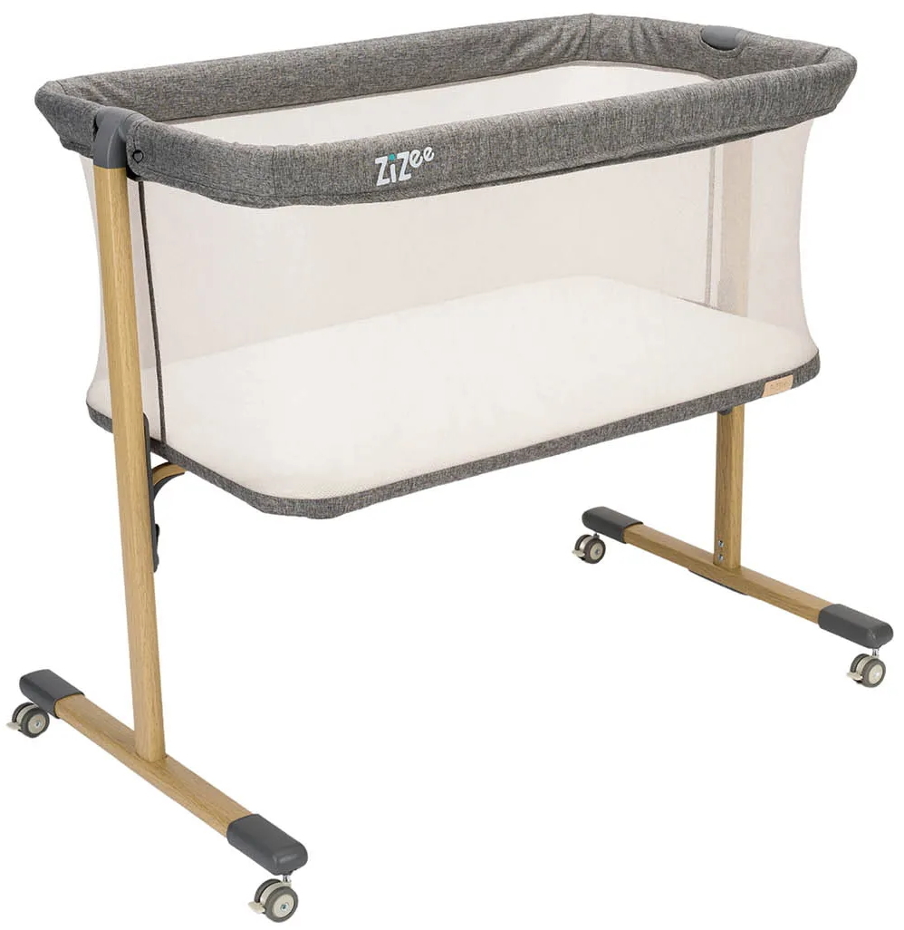 Колыбель Tutti Bambini ZiZee с колесами GTD Oak and Charcoal