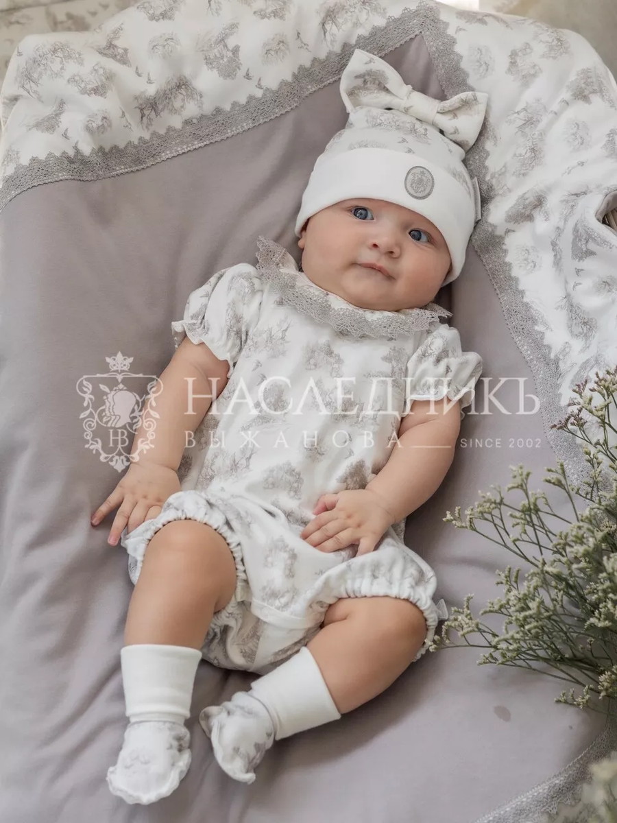 Комбинезон-песочник д/д НаследникЪ Выжанова Гравюра 02062-02023 ЧЗ 56