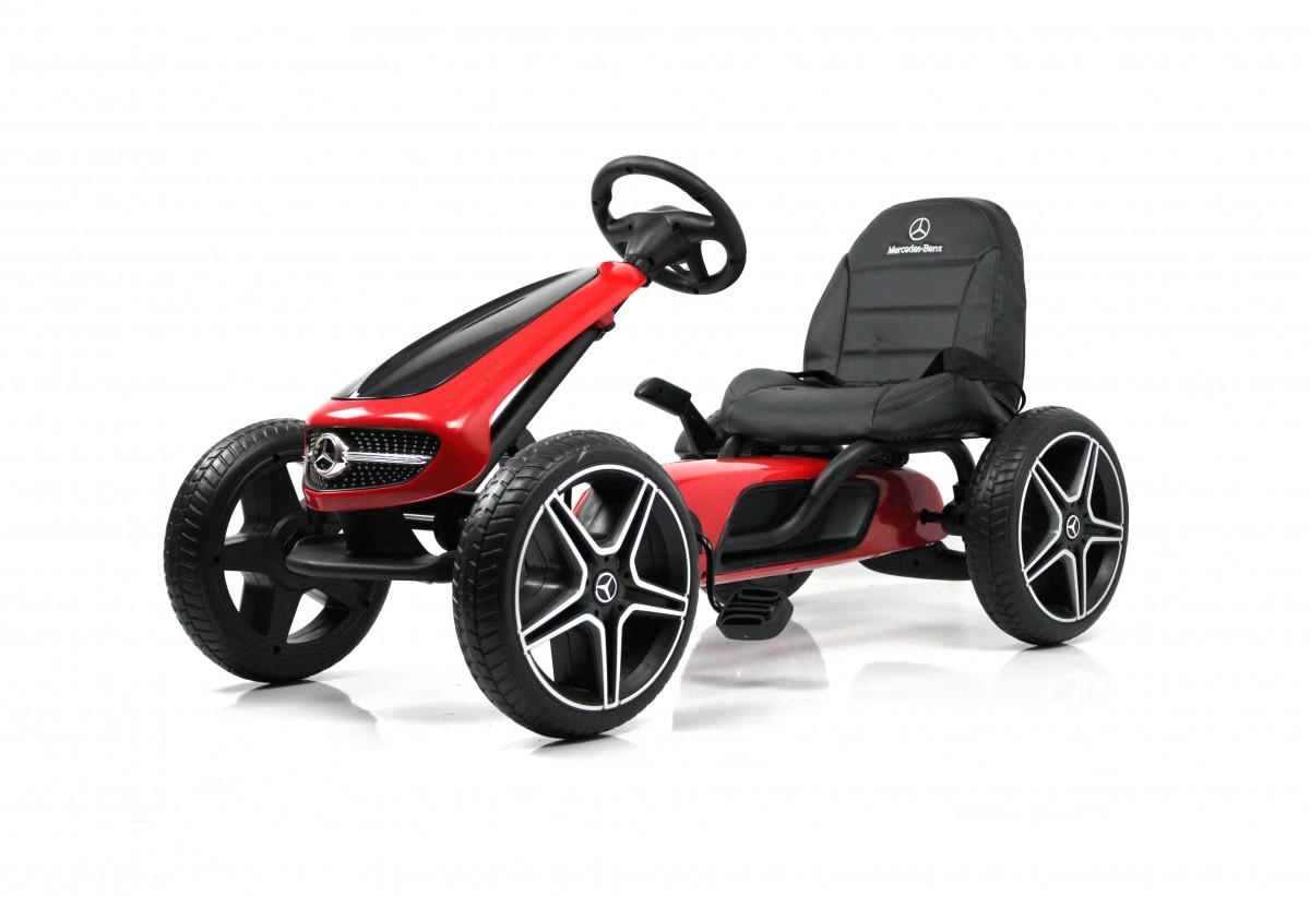 Детский веломобиль RiverToys Mercedes-Benz H333HH красный