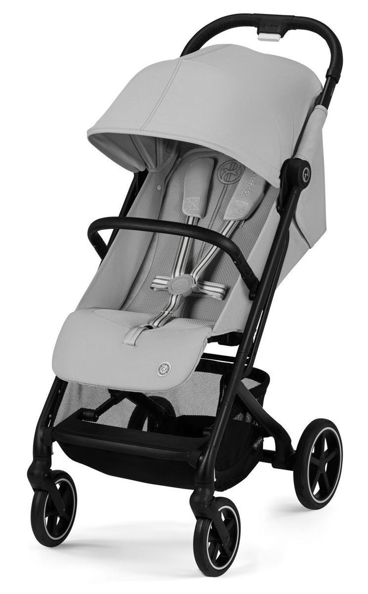 Прогулочная коляска Cybex Beezy New Fog Grey с дождевиком и бампером