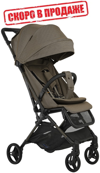 Детская прогулочная коляска Pituso Pera Plus X-888 Tuareg Beige/рама carbon gold