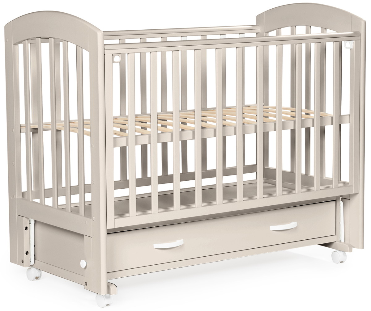 Детская кроватка Bebizaro Regency маятник универсальный с ящиком BZRYMYA/05/CA Cappuccino