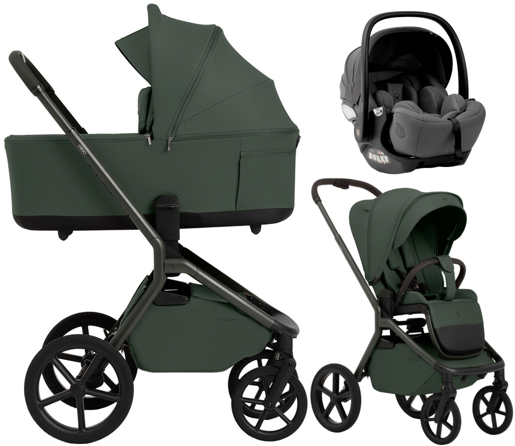 Коляска 3 в 1 Sweet Baby SBL Orso New + автокресло Premier Grey Forest Green