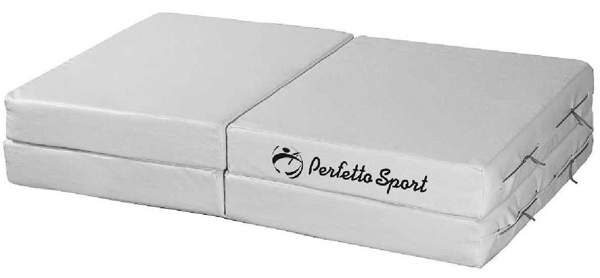 Детский мат Perfetto Sport № 11 (100х100х10 см) складной 4 сложения пастель