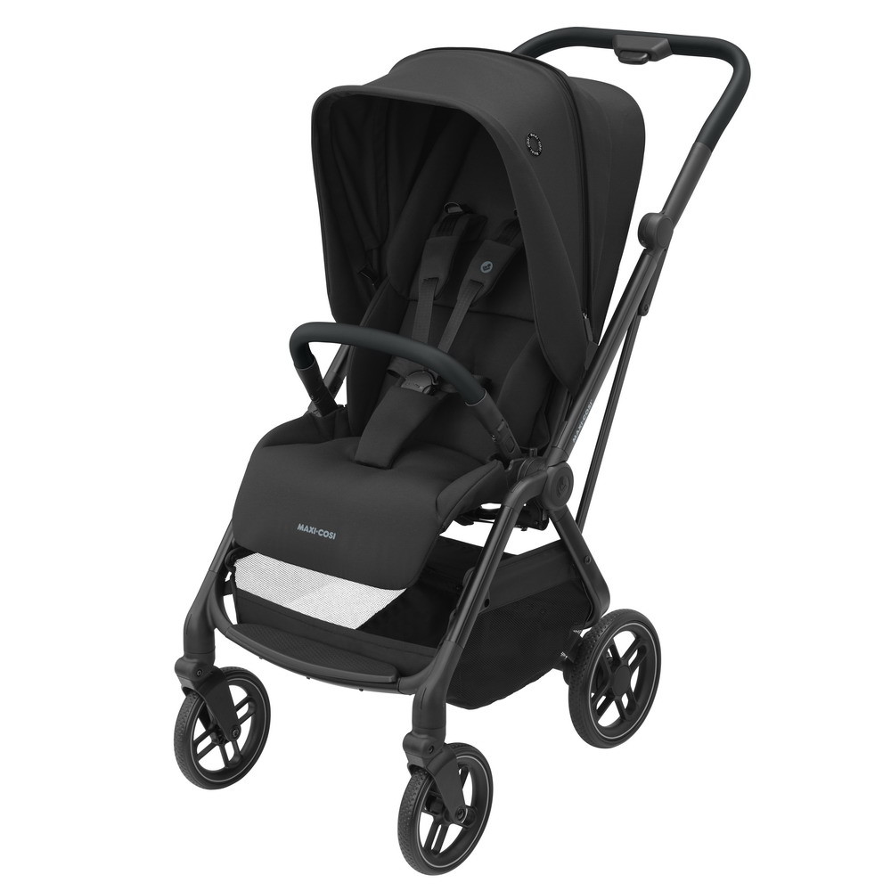 Детская прогулочная коляска Maxi-Cosi Leona² большие колеса Essential Black черный