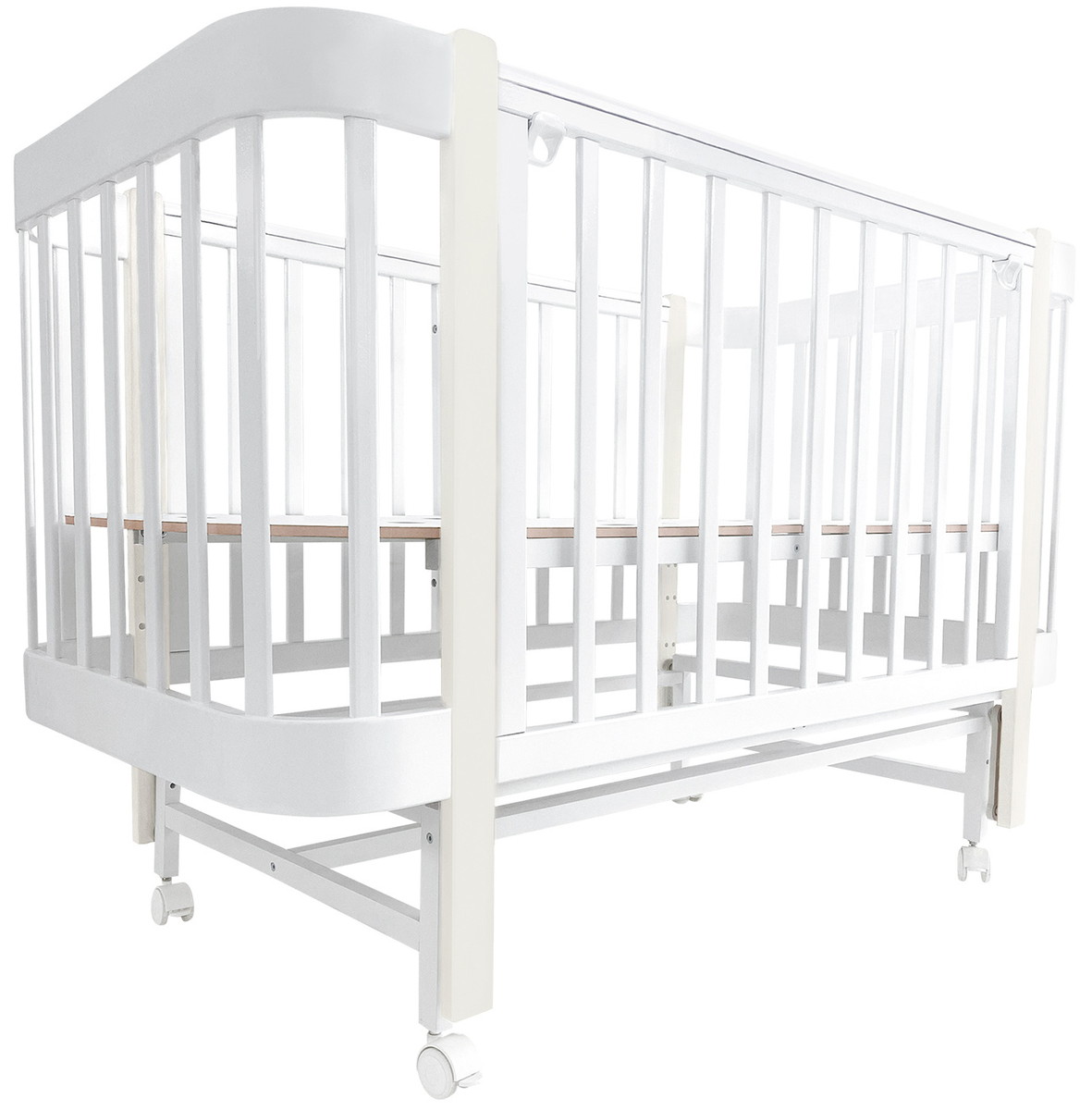 Кроватка-трансформер Indigo Italiano Baby 4 в 1 белый-кашемир