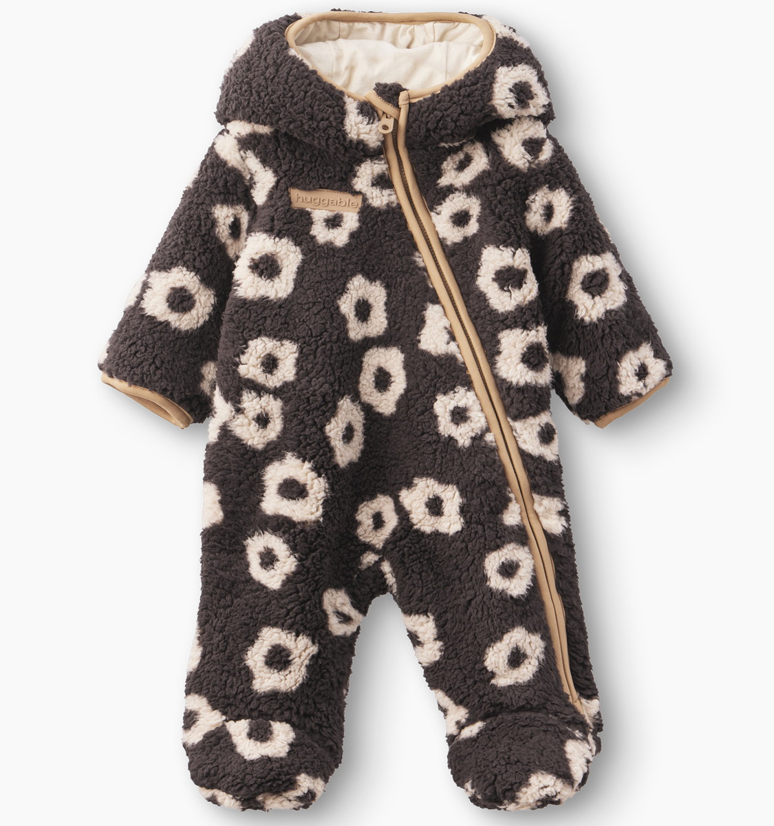 Комбинезон Happy Baby 89055 черный (цветок) black (flower) 56