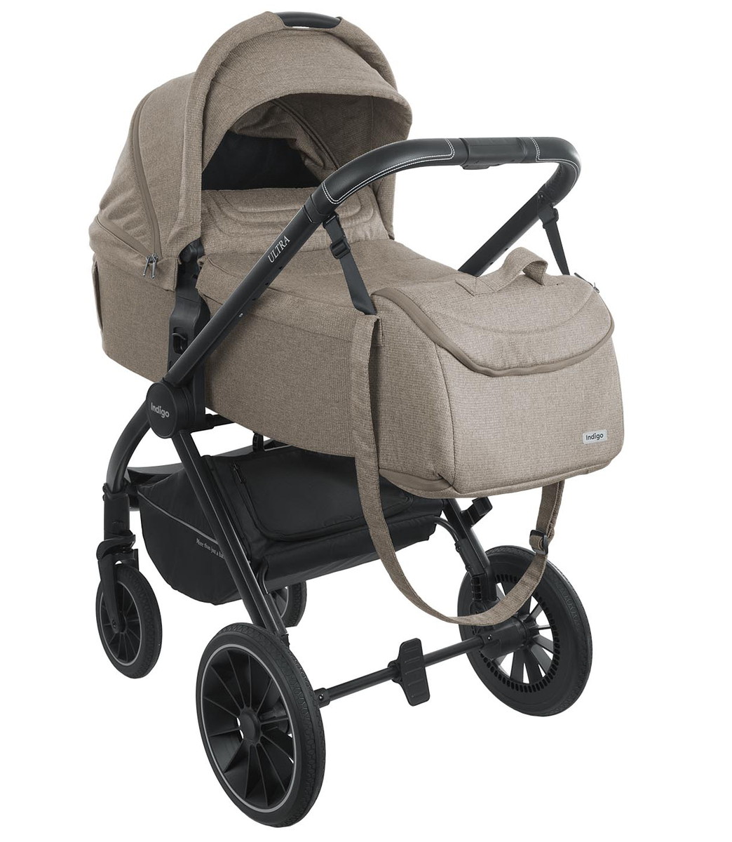 Детская коляска Indigo Ultra 2 в 1 бежевый