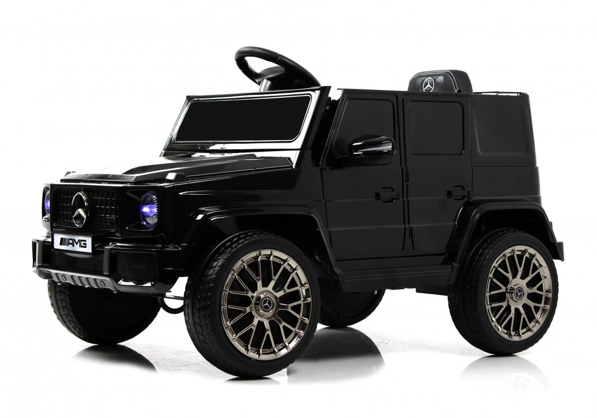 Детский электромобиль RiverToys Mercedes-AMG G63 G222GG черный глянец