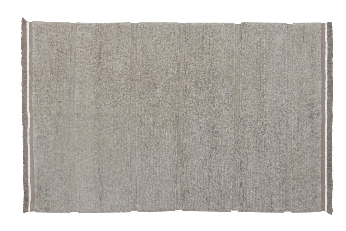 Шерстяной стираемый ковер Lorena Canals Steppe - Sheep Grey 170х240 см