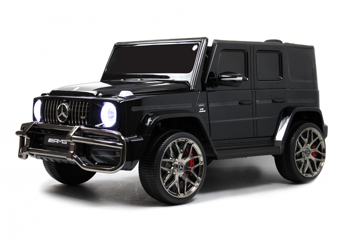 Детский электромобиль RiverToys Mercedes-AMG G63 (S307) черный глянец
