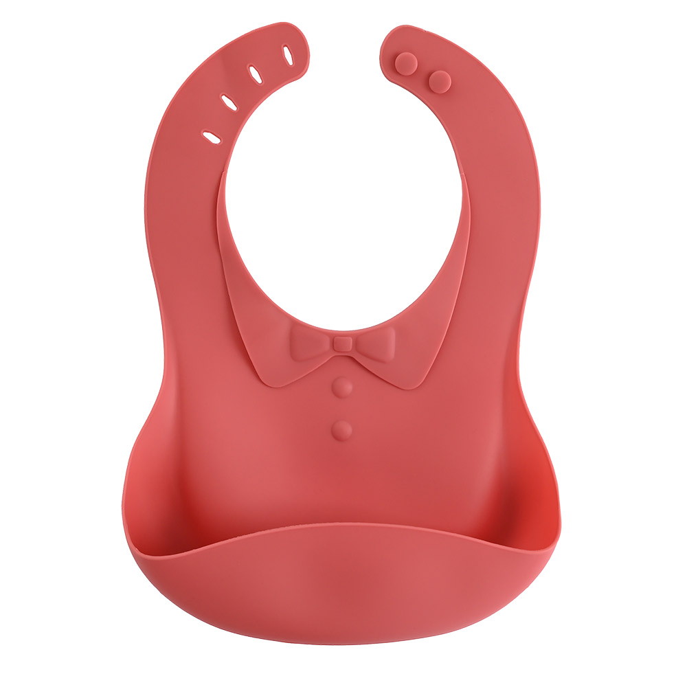 Нагрудник Pituso мягкий 32х23 см Red/Коралл