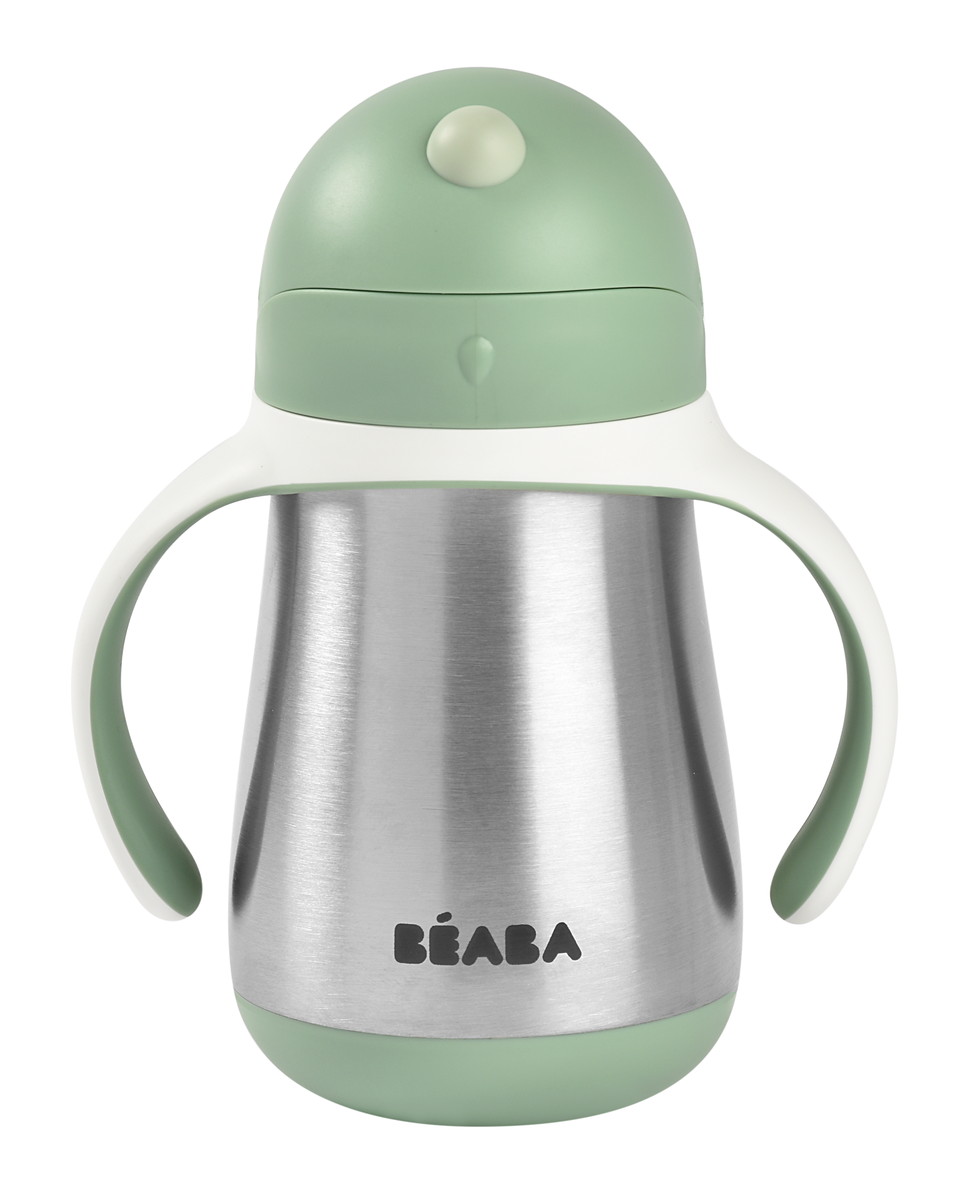 Поильник термос Beaba Tasse Paille Inox 250 мл 913535 SAUGE