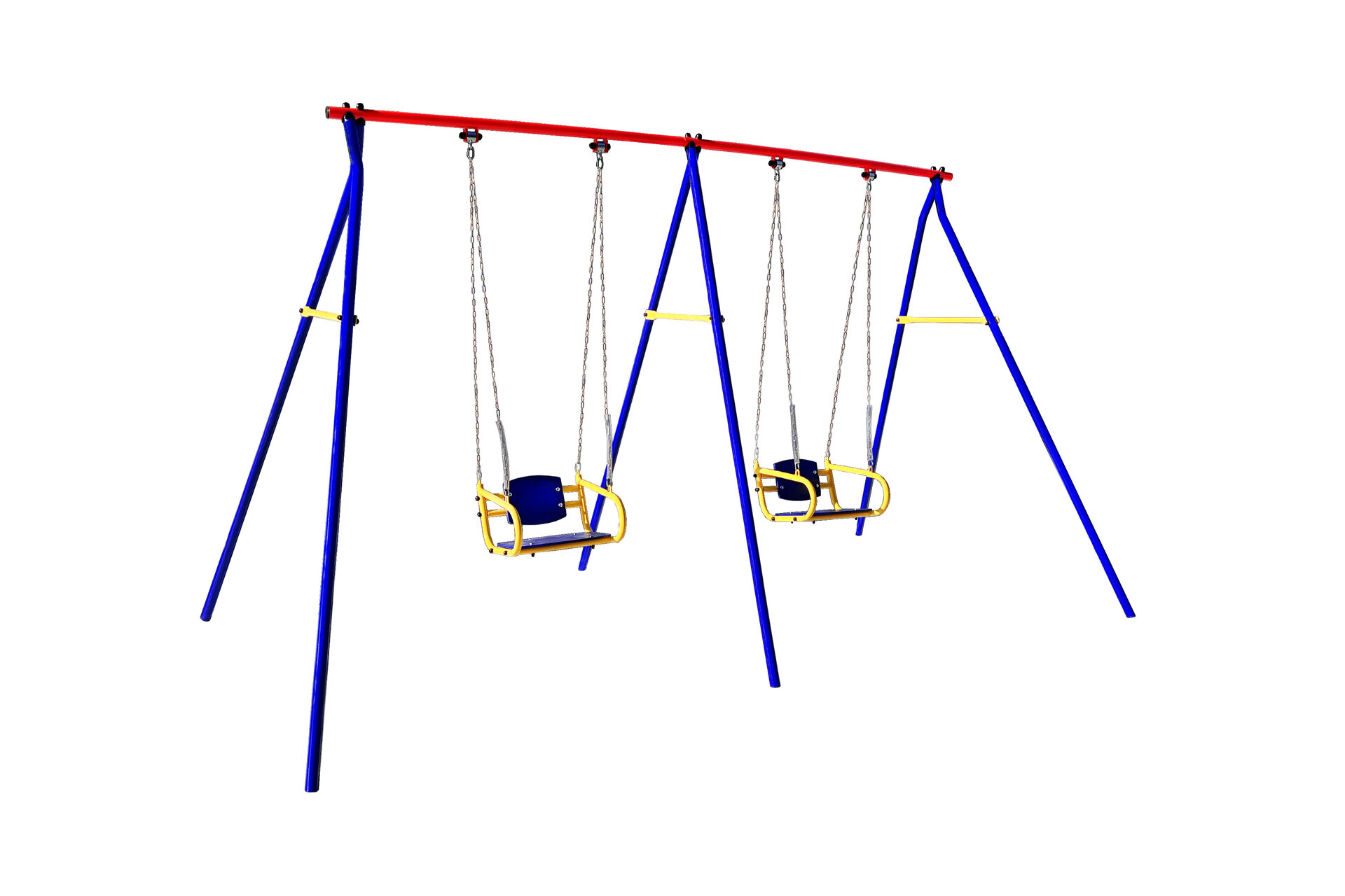 Качели дачные Пионер 2 двойные качели цепные со спинкой-2шт