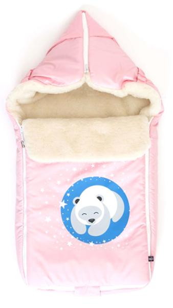 Детский конверт меховой Mr Sandman Bear Розовый