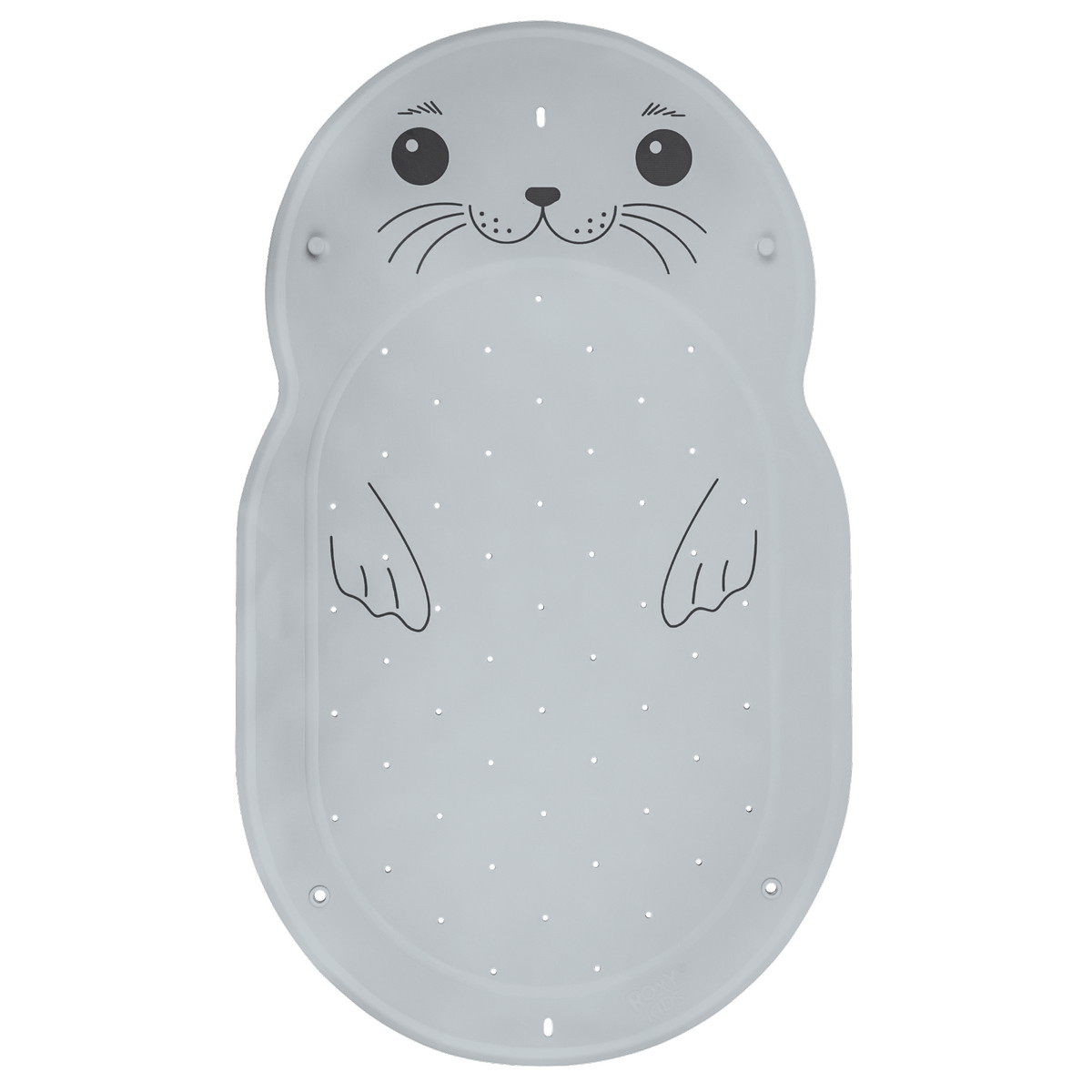 Коврик резиновый для ванны Roxy-Kids антискользящий 76x45см BM-4576-SEAL Нерпа